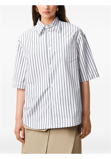 embrossed adc wide man white and blue AMI PARIS | USH809.CO0220A074